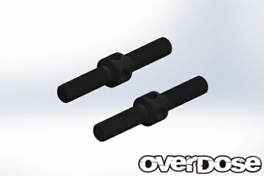 【送料無料】OVERDOSE HDターンバックル 23mm (スチール/ブラック) #OD1767b