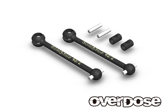 【送料無料】OVERDOSE ドライブシャフト&スパイダーセット(43mm・2mmピン)#OD2931