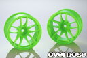 【送料無料】OVERDOSE RスペックWorkEmotion CR Kiwami(蛍グリーン/+7) #OD2935