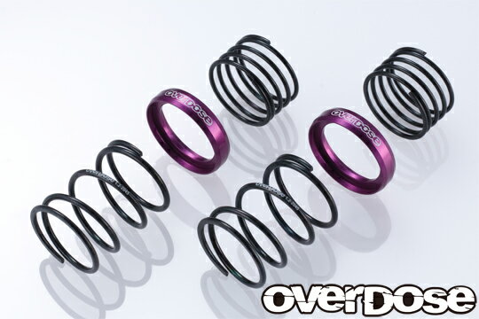 【送料無料】OVERDOSE ODハイパフォーマンスツインスプリング1.2-2045(パープル) #OD3825 その1