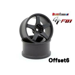 【送料無料】[取寄] RC-ART SSR GT GTF01 オフセット6　FLAT BLACK(2個入) #ART5006FB