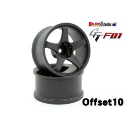 【送料無料】[取寄] RC-ART SSR GT GTF01 オフセット10　FLAT BLACK(2個入) #ART5010FB