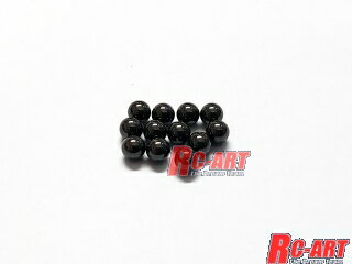 【送料無料】RC-ART 黒玉デフボール3mm 24個入 #ART2631