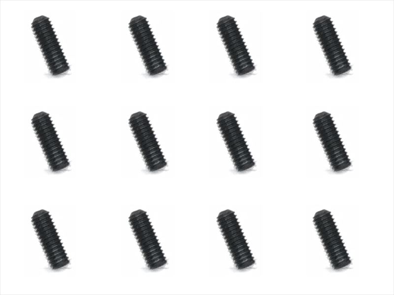 【送料無料】[取寄] スクエア ステンレスホーロービス(ブラックメッキM3×8mm12pcs #HSB-308