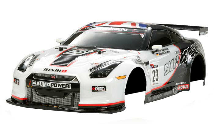 タミヤ 1/10RC SUMO POWER GT NISSAN GT-R スペアボディセット 品番SP-1453　(ITEM 51453)