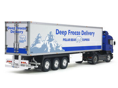 タミヤ 1/14RC 3軸リーファー・セミトレーラー #56319