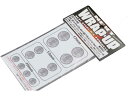 【送料無料】 WRAP-UP REAL 3Dヘッドライトデカールセット丸目TYPE-A(17/13/10mm)マスキングシート付 #0010-02(3)
