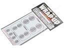 【送料無料】 WRAP-UP REAL 3Dヘッドライトデカールセット丸目TYPE-B(17/13/10mm)マスキングシート付 #0010-04