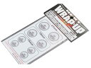 【送料無料】 WRAP-UP REAL 3Dヘッドライトデカールセット丸目TYPE-C(21/19/15mm)マスキングシート付 #0010-05