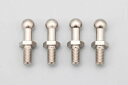 【送料無料】 ヨコモ ロッドエンド スチールボールL (4個入) 全長 15.5mm/ネジ部 6.0mm ZC-206LA