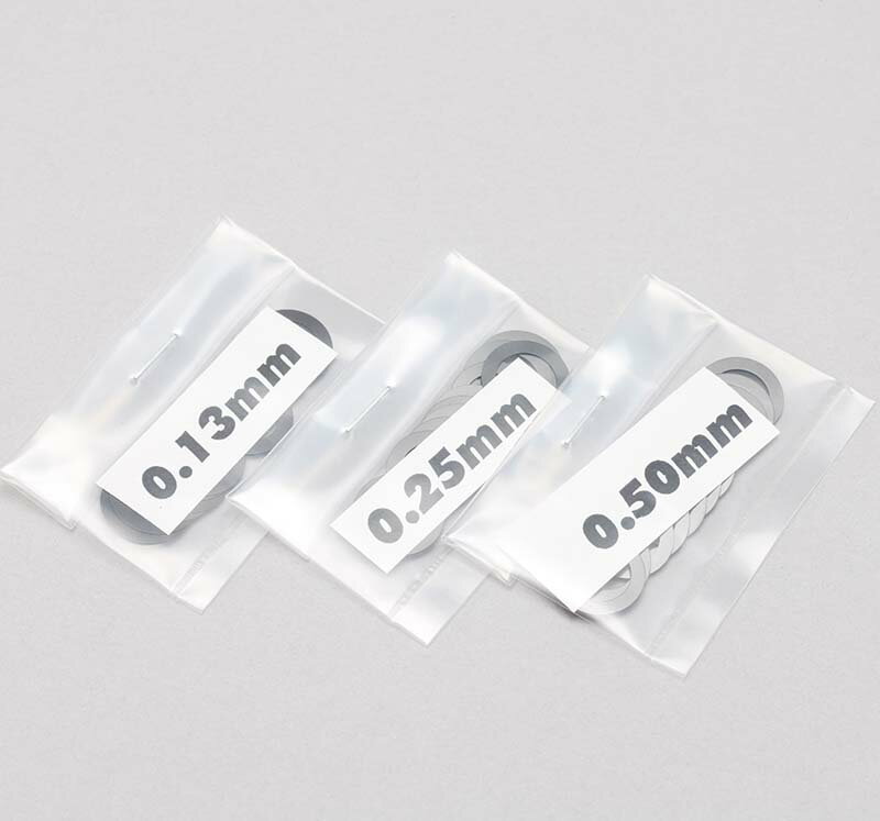 送料無料 ヨコモ φ8.0 スペーサーシム 0.13mm/0.25mm/0.50mm 各10枚入 #ZC-S80A