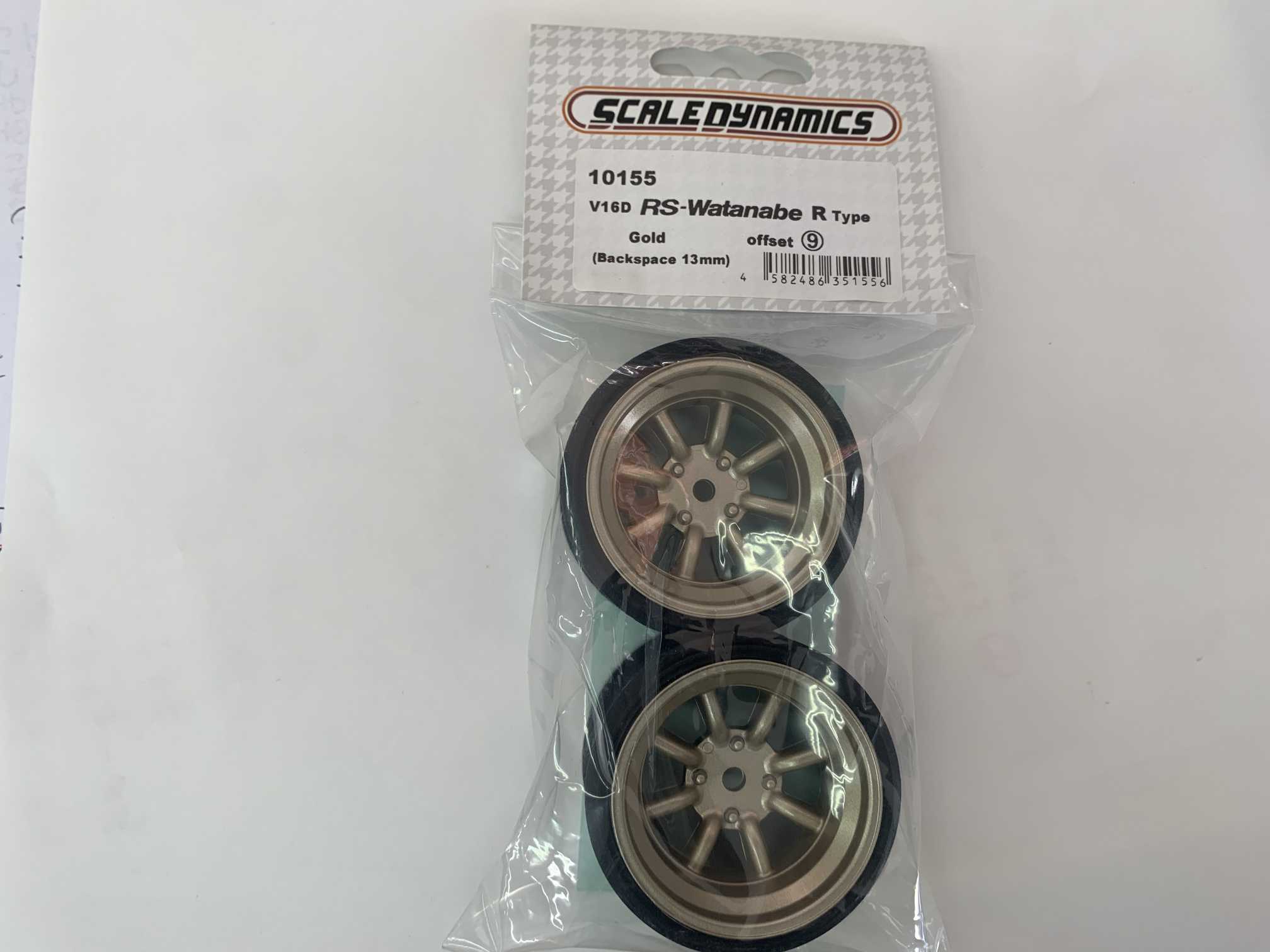 Rakuten - Scale Dynamics #10155 V16D RSワタナベ ゴールド (9mm) 2個入