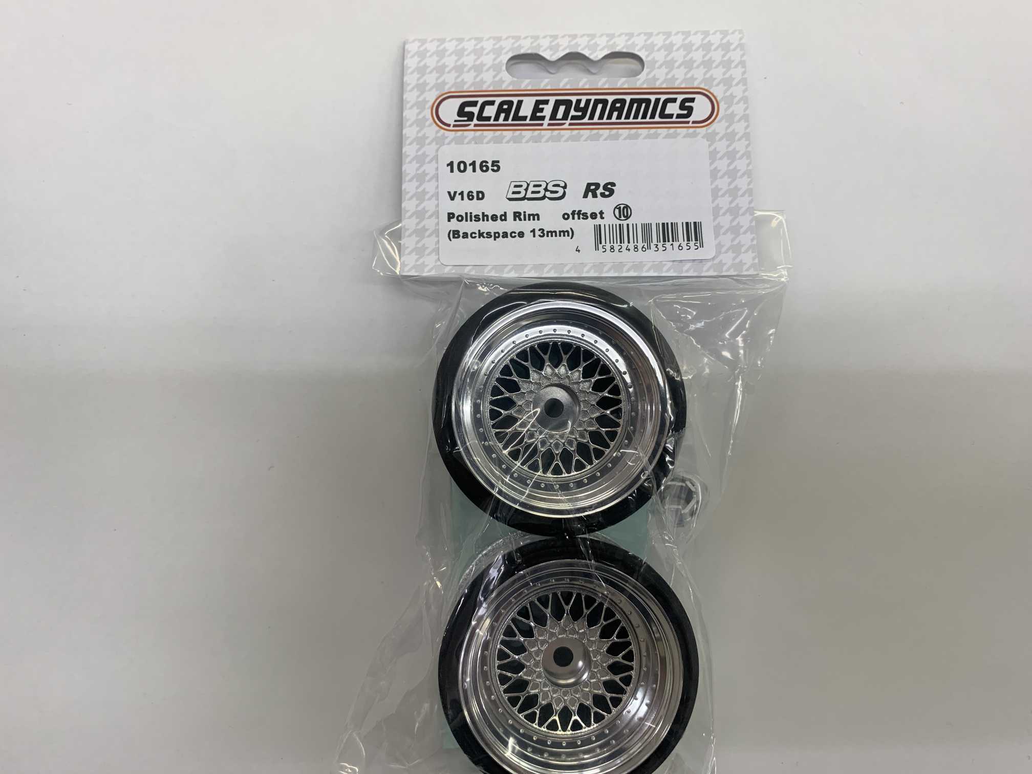 Scale Dynamics #10165 V16D BBS RS (10mm) 2個入