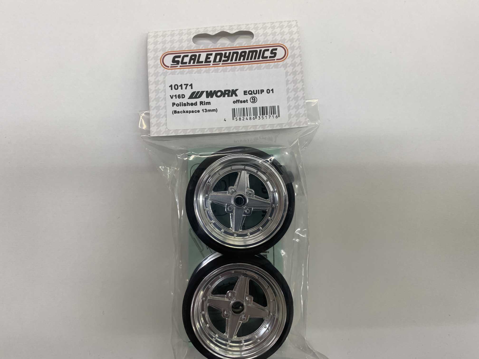 Rakuten - Scale Dynamics #10171 V16D ワーク エクイップ01 (9mm) ポリッシュドリム 2個入