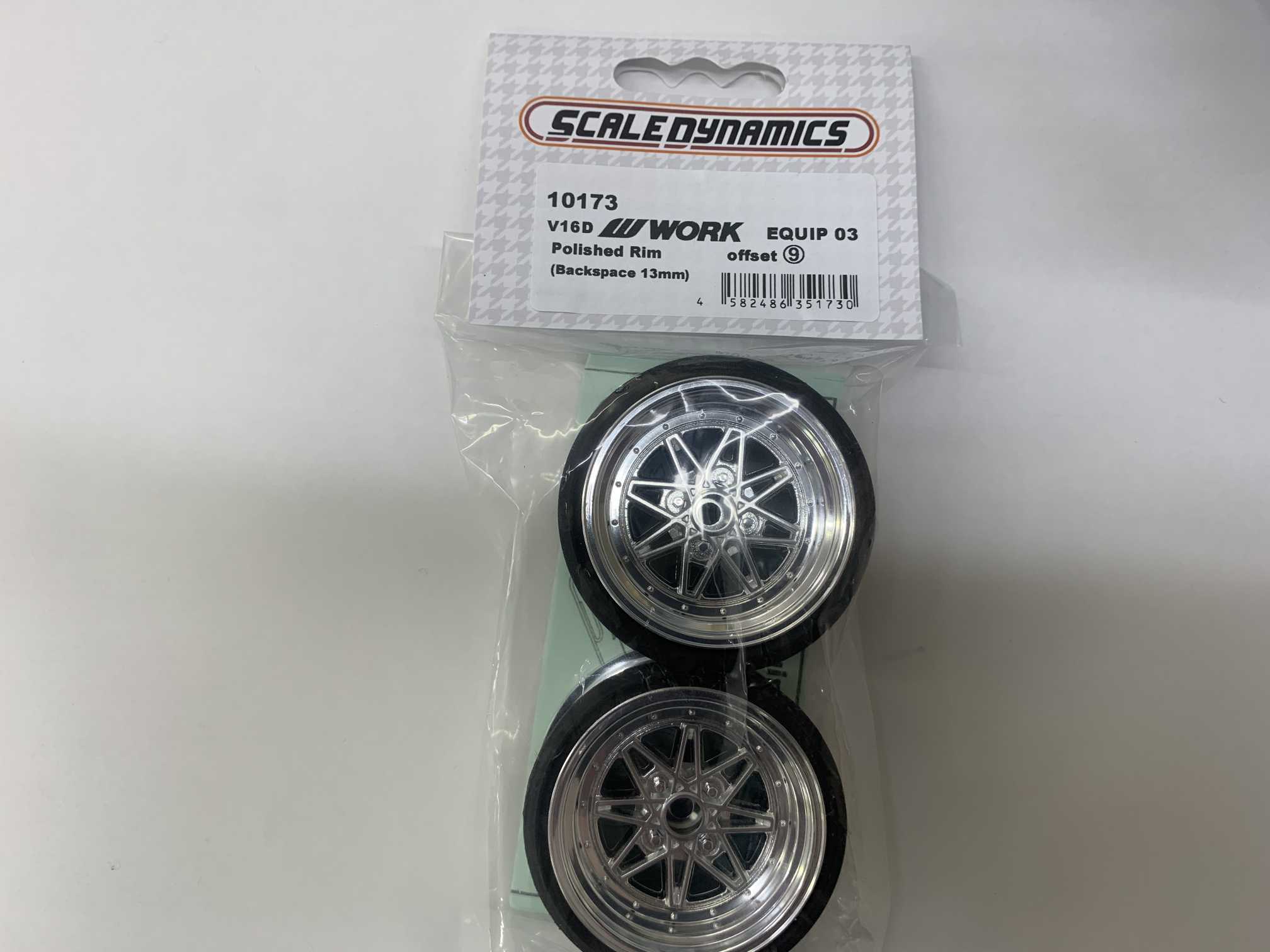 Rakuten - Scale Dynamics #10173 V16D ワーク エクイップ03 (9mm) ポリッシュドリム 2個入