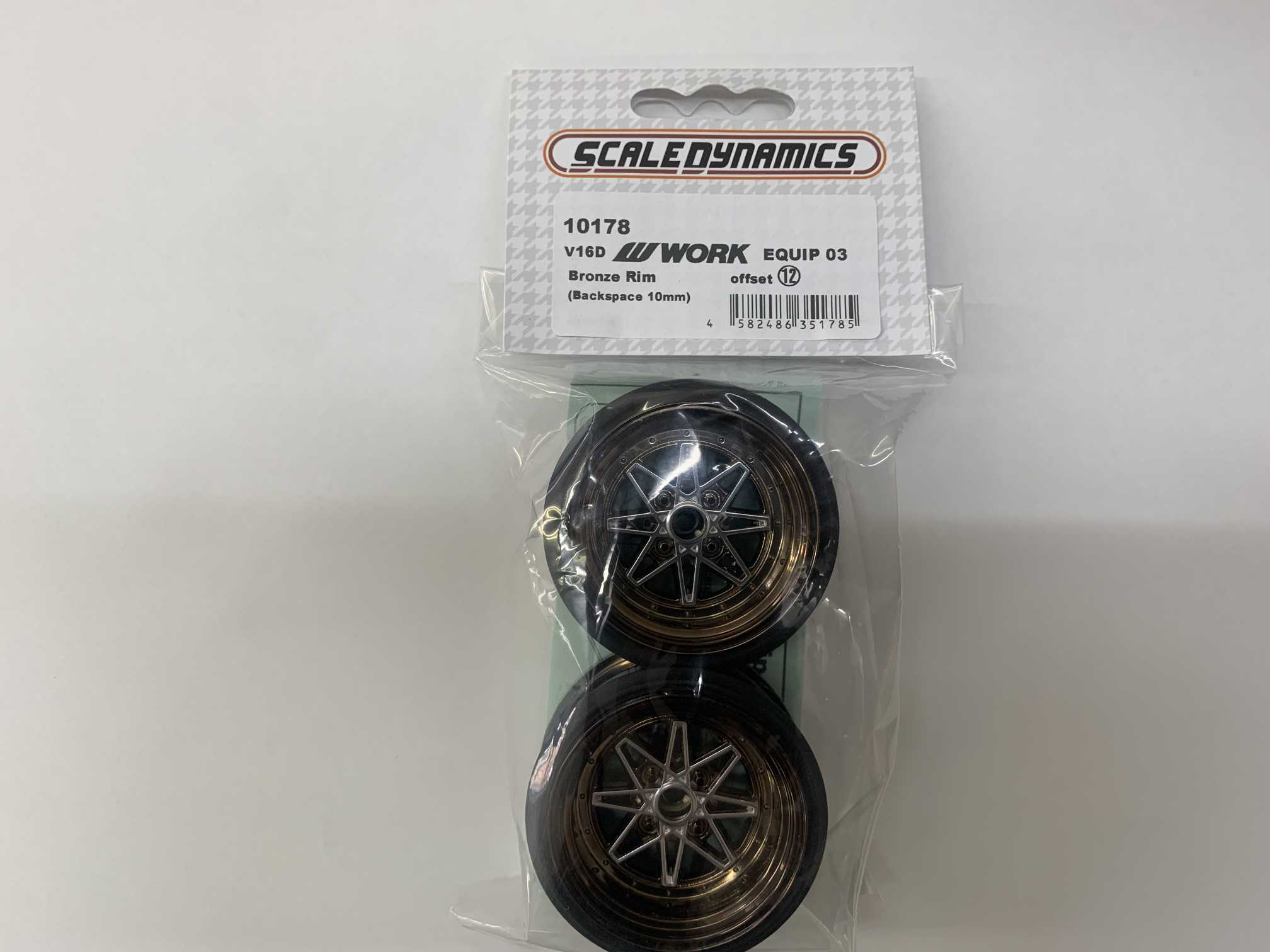 Scale Dynamics #10178 V16D ワーク エクイップ03 (12mm) ブロンズリム 2個入