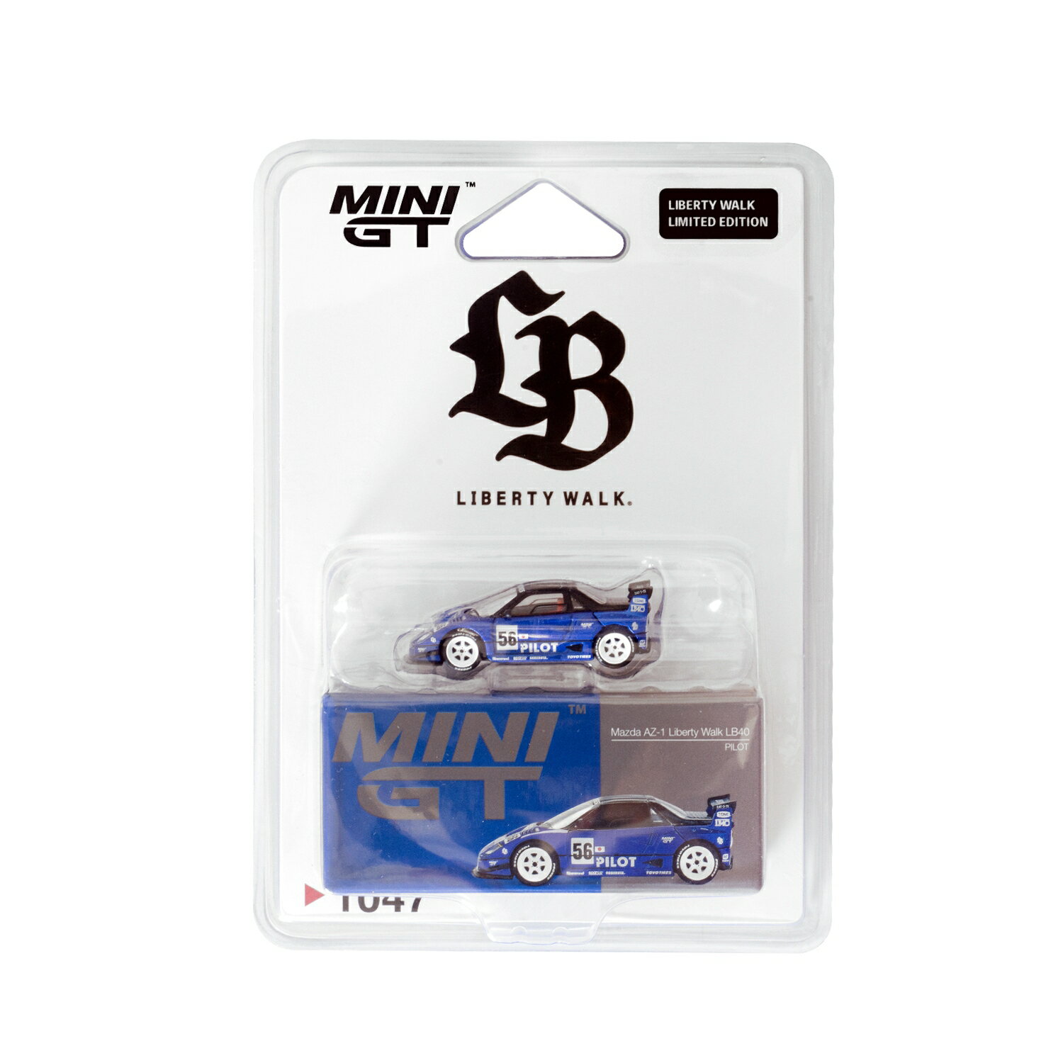 Rakuten - リバティーウォーク MINI GT 1/64 Mazda AZ-1 Liberty Walk LB40 PILOT #MC266-AZBL
