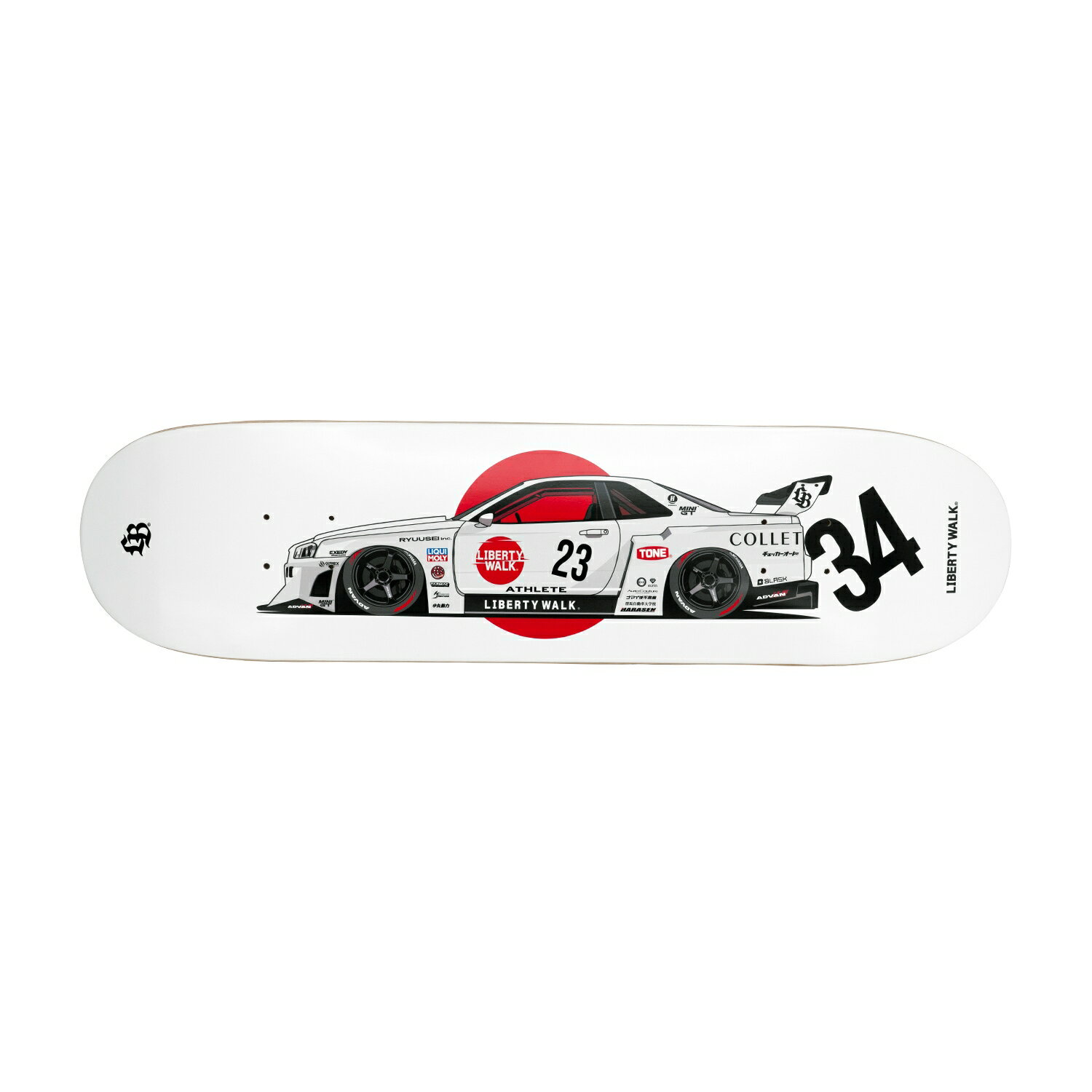 リバティーウォーク 日の丸 JDM 34 スケートデッキ #SK18-34