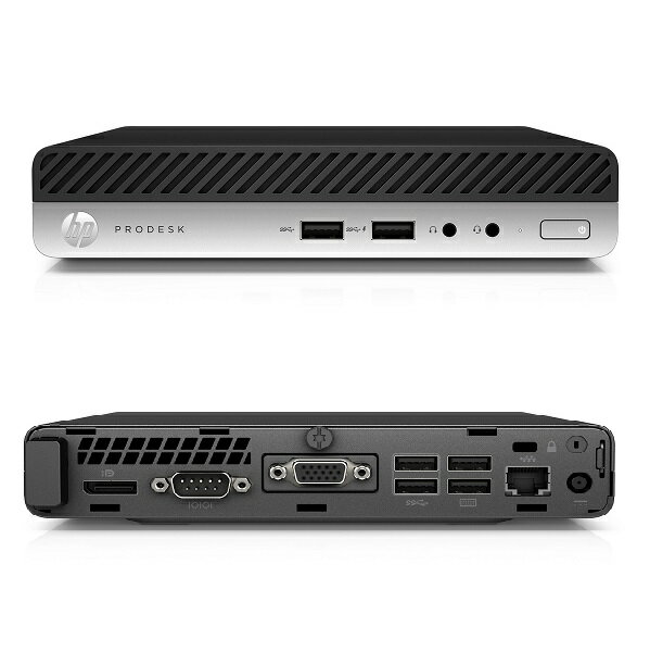第六世代ミニ型中古パソコン 超小型HP ProDesk 400 G3 DM Corei5-6500T メモリ8GB SSD256GB Windows 10 USB3.0 WPSオフィスoffice送料..