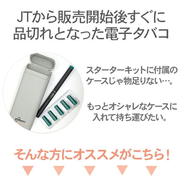 プルームテック ケース ploomtechケース 全4色 ストラップ付き 収納ケース カバー 電子タバコ たばこ 減煙 プルームテックケース 【202209ss50】