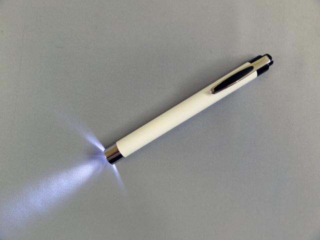 白色 LED ペンライト (AP-10) 色: 白 販促品 ノベルティグッズ 景品 販促グッズ 粗品