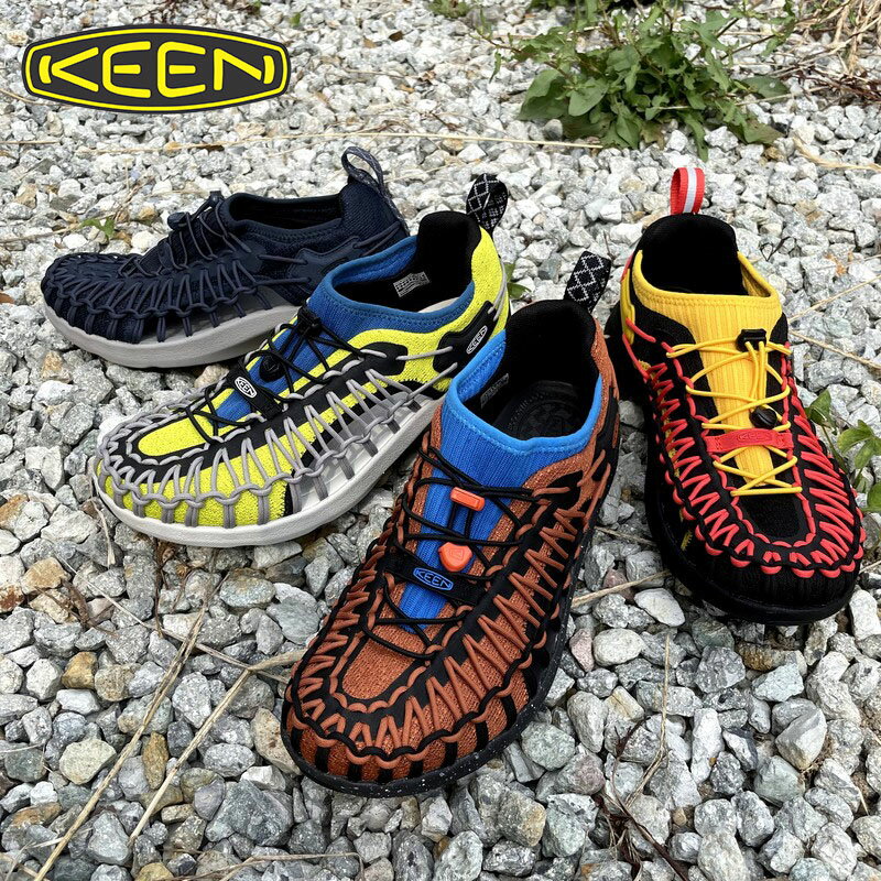 メンズ キーン アウトドアスニーカー 【KEEN】UNEEK SNK ユニークスニーク カジュアル ウォーキング ハイキング キャンプ フェス サンダル スニーカー 4色 1022381・1024675・1024676・1024680…