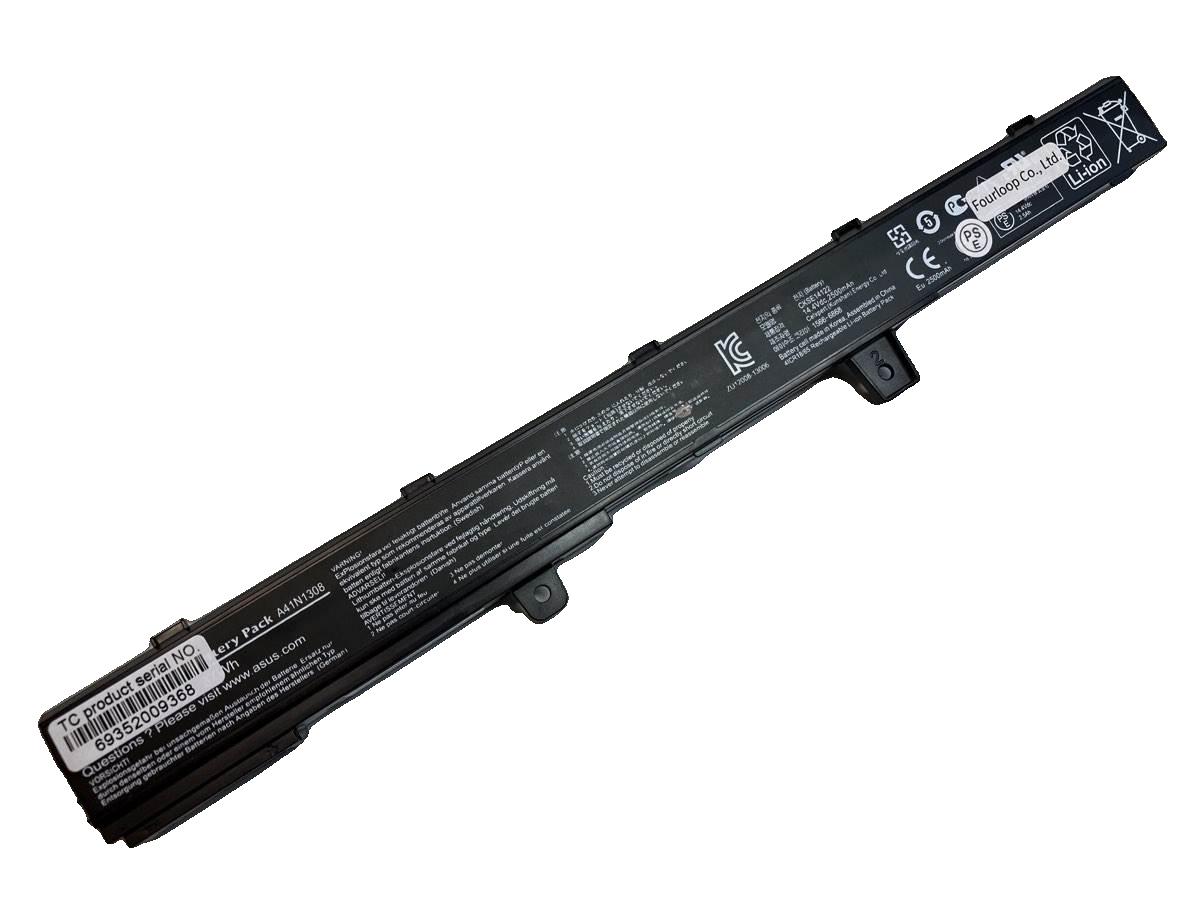 純正品｜安全・安心のノートPC用バッテリー ■ 商品仕様 商品名F551ca-sx079h 14.4V 37Wh asus ノート PC パソコン 純正 バッテリー 電池 電圧 14.4V 容量 2500mAh (37Wh) タイプ リチウムイオン 対応機種 Asus f551ca-sx079h 色 黒 種別純正品 保証期間3ヶ月保証 届出事業者名株式会社フォーループ PSマークの種類丸型PSE ■ 純正バッテリーを選ぶ理由 長寿命 ― 高品質セルを使用しているため、サイクル寿命が長く、長期安定使用が可能 高い適合性 ― 互換性トラブルがほとんどなく、安心して使用できる 優れた安全性 ― 発火・膨張などのリスクが低く、安全に使い続けられる ■ 配送について 配送：佐川急便（全品送料無料） 発送：こちらの商品は海外から取り寄せるため、入荷までに2～3週間前後かかります。 ■ ご注文前にご確認ください 会社概要、お買い物ガイドは事前了解事項となりますので、ご注文前に必ずお読みください。 適合にご不安がある場合は、当店にてお調べいたしますので、ぜひお気軽にお問い合わせください。 お使いのバッテリーの型番が確認できる画像を添付いただけますと、確実なご案内が可能です。 お問い合わせはこちら