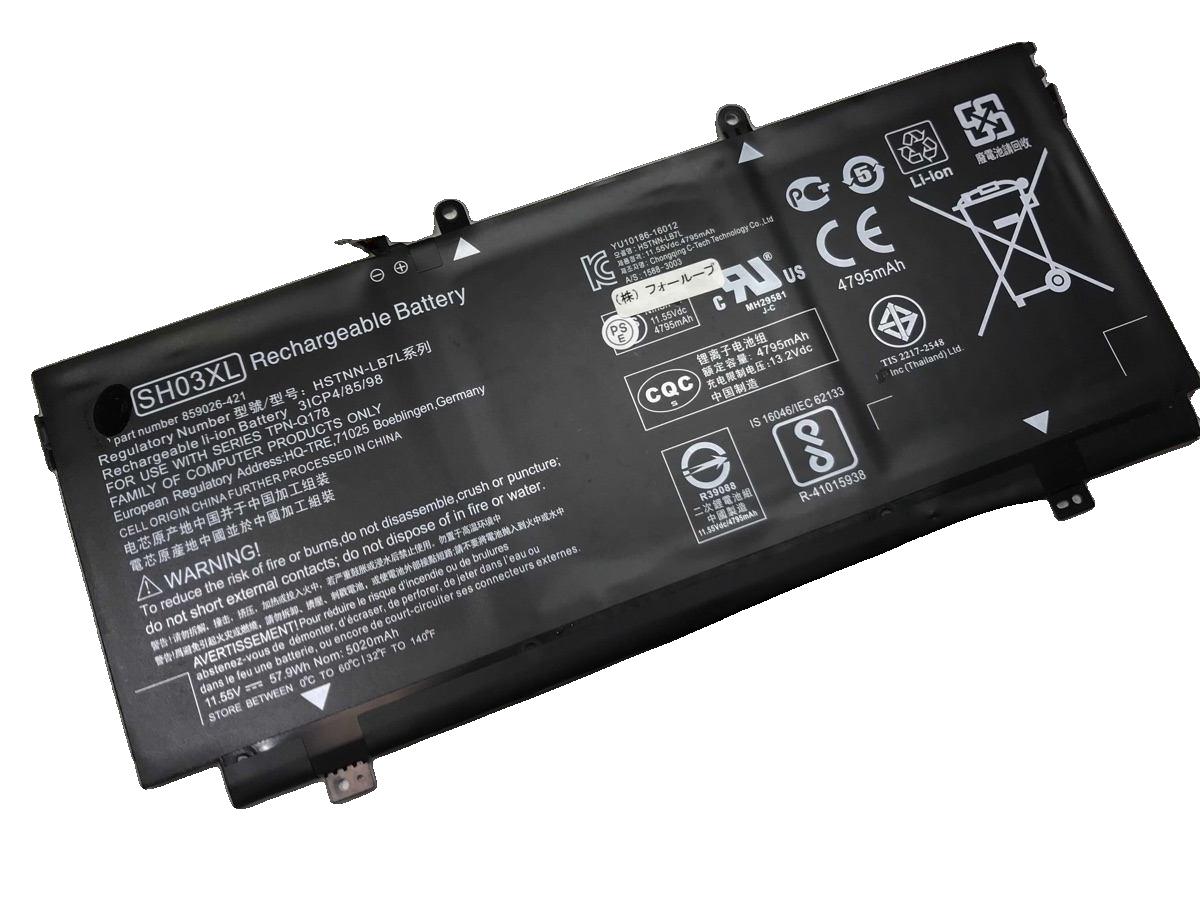 【純正】Spectre x360 13-w037tu 11.55V 57.9Wh hp ノート PC ノートパソコン 純正 バッテリー 電池