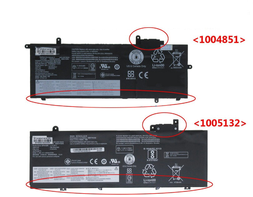 純正品｜安全・安心のノートPC用バッテリー ■ 商品仕様 商品名01av479 11.58V 57Wh lenovo ノート PC パソコン 純正 バッテリー 電池 電圧11.58V 容量4920mAh (57Wh) タイプリチウムイオン 対応機種Lenovo 01av479 色黒 種別純正品 保証期間3ヶ月保証 届出事業者名株式会社フォーループ PSマークの種類丸型PSE ■ 純正バッテリーを選ぶ理由 長寿命 — 高品質セルを使用しているため、サイクル寿命が長く、長期安定使用が可能 高い適合性 — 互換性トラブルがほとんどなく、安心して使用できる 優れた安全性 — 発火・膨張などのリスクが低く、安全に使い続けられる ■ 配送について 配送：佐川急便（全品送料無料）発送：こちらの商品は海外から取り寄せるため、入荷までに2〜3週間前後かかります。 ■ ご注文前にご確認ください 会社概要、お買い物ガイドは事前了解事項となりますので、ご注文前に必ずお読みください。 適合にご不安がある場合は、当店にてお調べいたしますので、ぜひお気軽にお問い合わせください。 お使いのバッテリーの型番が確認できる画像を添付いただけますと、確実なご案内が可能です。 お問い合わせはこちら