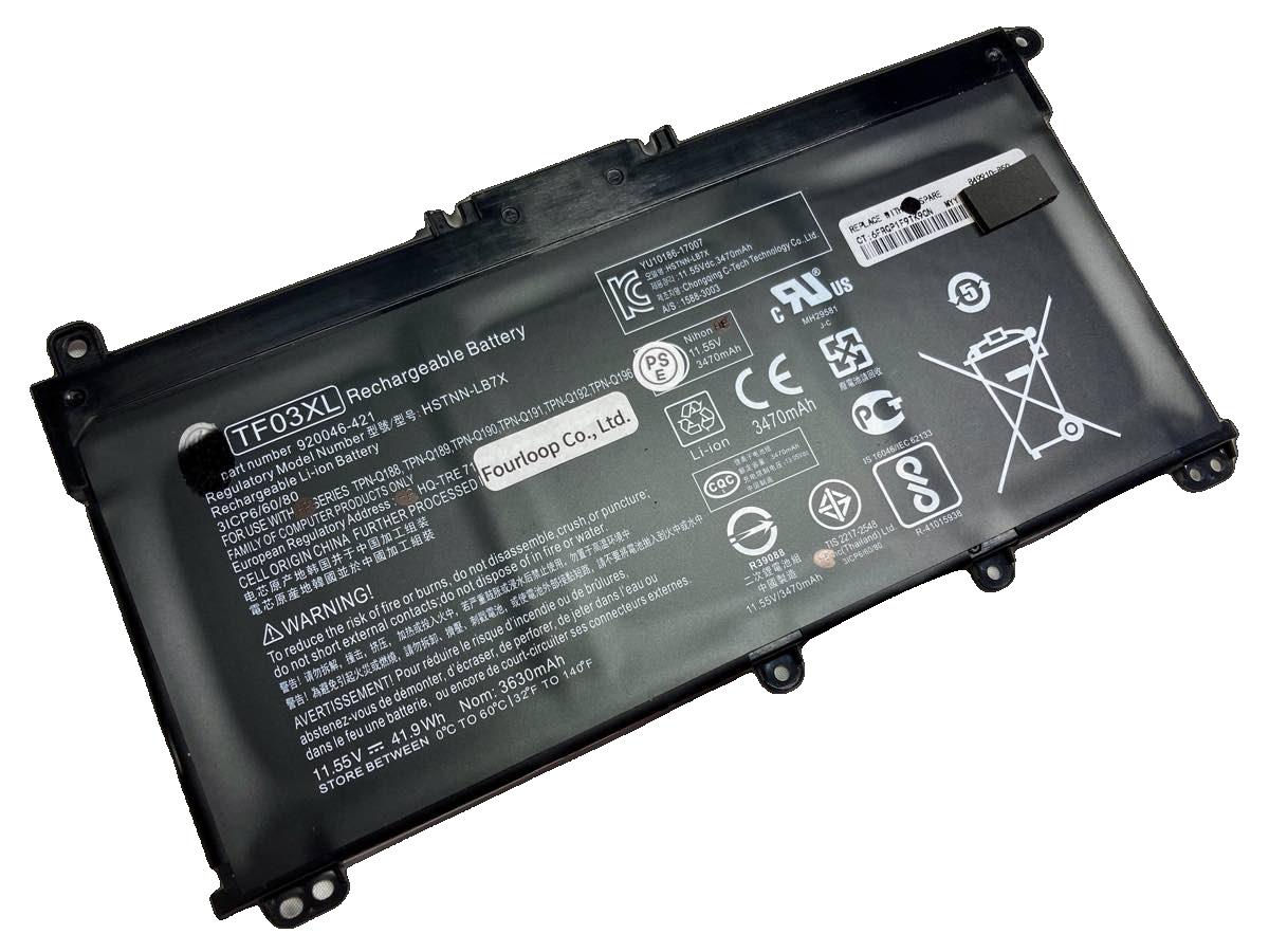 純正品｜安全・安心のノートPC用バッテリー ■ 商品仕様 商品名14-ce0035tx(4hl34pa) 11.55V 41.9Wh hp ノート PC パソコン 純正 バッテリー 電池 電圧11.55V 容量3470mAh (41.9Wh) タイプリチウムイオン 対応機種Hp 14-ce0035tx(4hl34pa) 色黒 種別純正品 保証期間3ヶ月保証 届出事業者名株式会社フォーループ PSマークの種類丸型PSE ■ 純正バッテリーを選ぶ理由 長寿命 — 高品質セルを使用しているため、サイクル寿命が長く、長期安定使用が可能 高い適合性 — 互換性トラブルがほとんどなく、安心して使用できる 優れた安全性 — 発火・膨張などのリスクが低く、安全に使い続けられる ■ 配送について 配送：佐川急便（全品送料無料） 発送：1〜2営業日で発送いたします。 在庫：残りわずか（ご注文のタイミングにより在庫切れとなる場合がございます。欠品時は2〜3週間程度でのお取り寄せとなります） ■ ご注文前にご確認ください 会社概要、お買い物ガイドは事前了解事項となりますので、ご注文前に必ずお読みください。 適合にご不安がある場合は、当店にてお調べいたしますので、ぜひお気軽にお問い合わせください。 お使いのバッテリーの型番が確認できる画像を添付いただけますと、確実なご案内が可能です。 お問い合わせはこちら