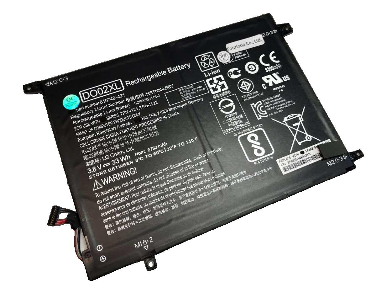 【純正】Pavilion x2 10-n130nf 3.8V 33Wh hp ノート PC ノートパソコン 純正 交換バッテリー 1