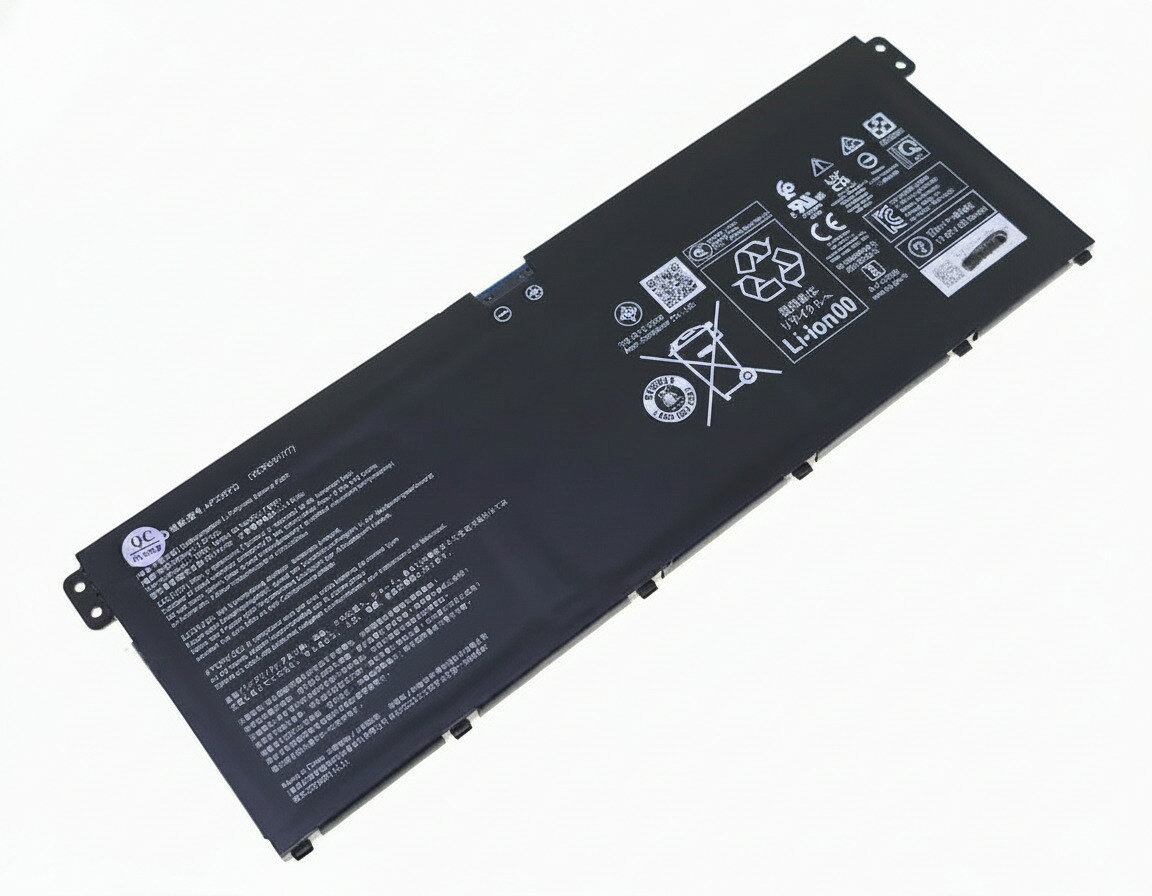 純正品｜安全・安心のノートPC用バッテリー ■ 商品仕様 商品名Swift go 14 ai sfg14-01-x5z7 11.67V 75Wh acer ノート PC パソコン 純正 バッテリー 電池 電圧11.67V 容量6430mAh (75Wh) タイプリチウムポリマー 対応機種Acer swift go 14 ai sfg14-01-x5z7 色黒 種別純正品 保証期間3ヶ月保証 届出事業者名株式会社フォーループ PSマークの種類丸型PSE ■ 純正バッテリーを選ぶ理由 長寿命 ― 高品質セルを使用しているため、サイクル寿命が長く、長期安定使用が可能 高い適合性 ― 互換性トラブルがほとんどなく、安心して使用できる 優れた安全性 ― 発火・膨張などのリスクが低く、安全に使い続けられる ■ 配送について 配送：佐川急便（全品送料無料） 発送：こちらの商品は海外から取り寄せるため、入荷までに2～3週間前後かかります。 ■ ご注文前にご確認ください 会社概要、お買い物ガイドは事前了解事項となりますので、ご注文前に必ずお読みください。 適合にご不安がある場合は、当店にてお調べいたしますので、ぜひお気軽にお問い合わせください。 お使いのバッテリーの型番が確認できる画像を添付いただけますと、確実なご案内が可能です。 お問い合わせはこちら