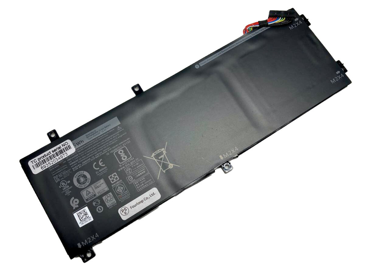 【純正】Xps 15 9570-2745v 11.4V 56Wh dell ノート PC ノートパソコン 純正 バッテリー 電池