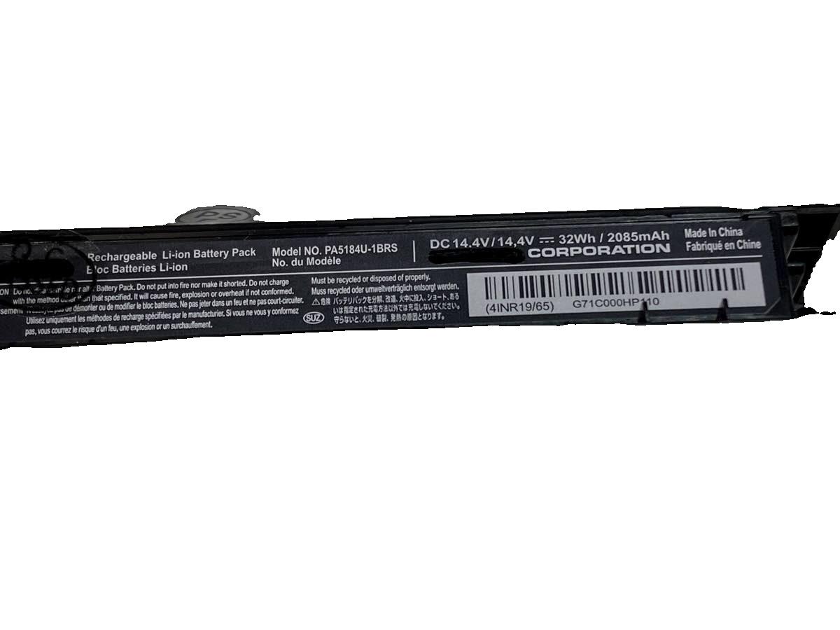 純正 Satellite c55-b5201 14.4V 32Wh toshiba 東芝 ノートパソコン 交換用バッテリー 充電 auc-kobefm-21200650 バッテリーショップ FULL CHARGE サンプル画像2