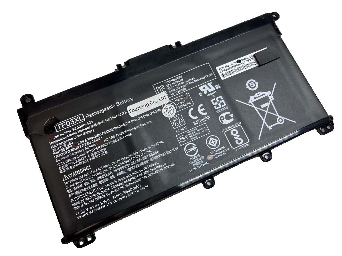 【純正】15-da0089cl 11.4V 41.04Wh hp ノート PC ノートパソコン 純正 バッテリー 電池