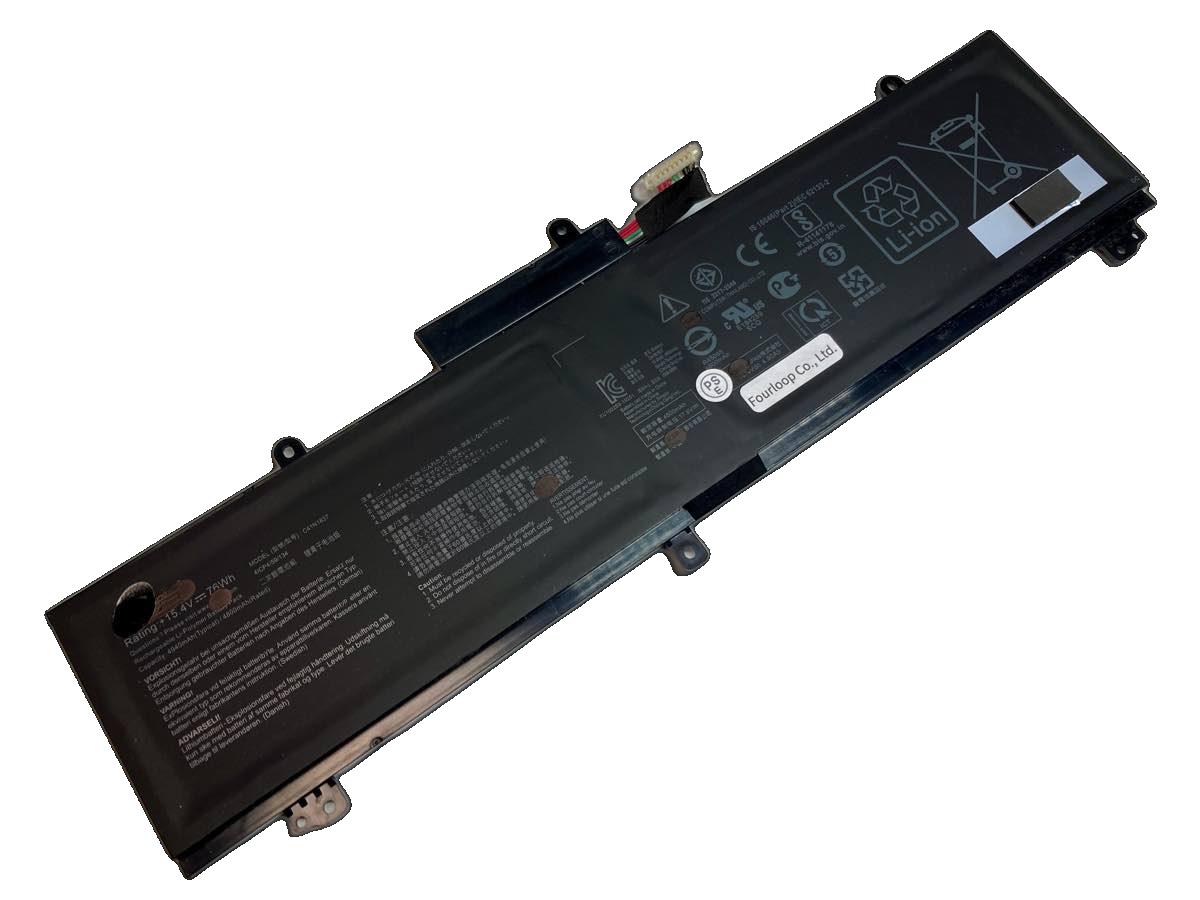 【純正】Rog zephyrus g ga502 15.4V 76Wh asus ノート PC ノートパソコン 純正 バッテリー 電池