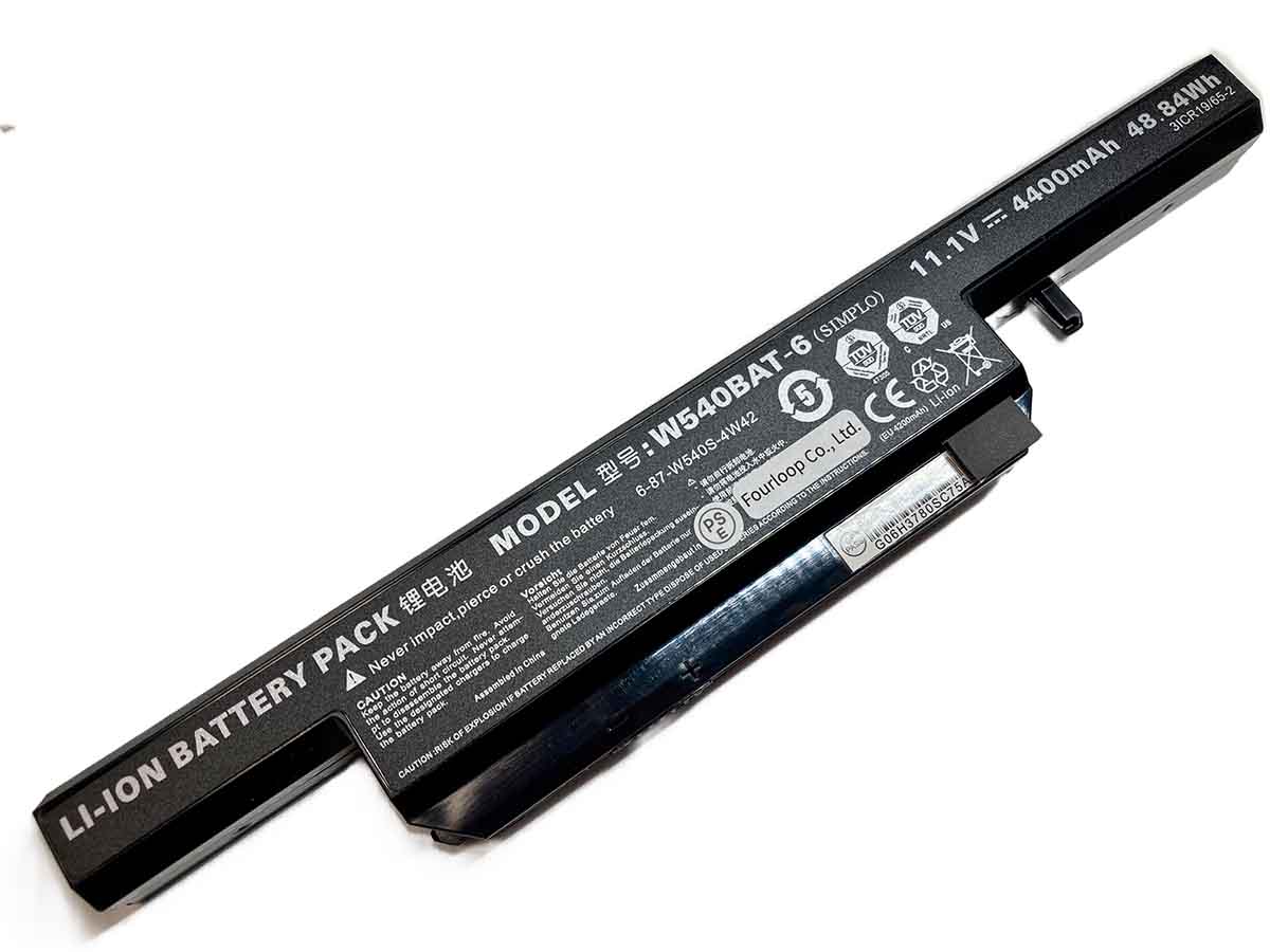 【純正】6-87-w540s-4w42 11.1V 48.84Wh clevo ノート PC ノートパソコン 純正 バッテリー 電池