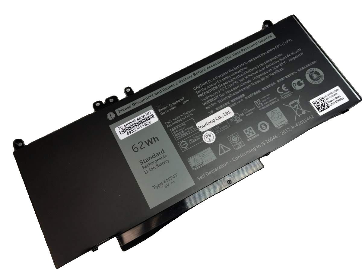 【純正】Ym3tc 7.6V 62Wh dell ノート PC ノートパソコン 純正 バッテリー 電池