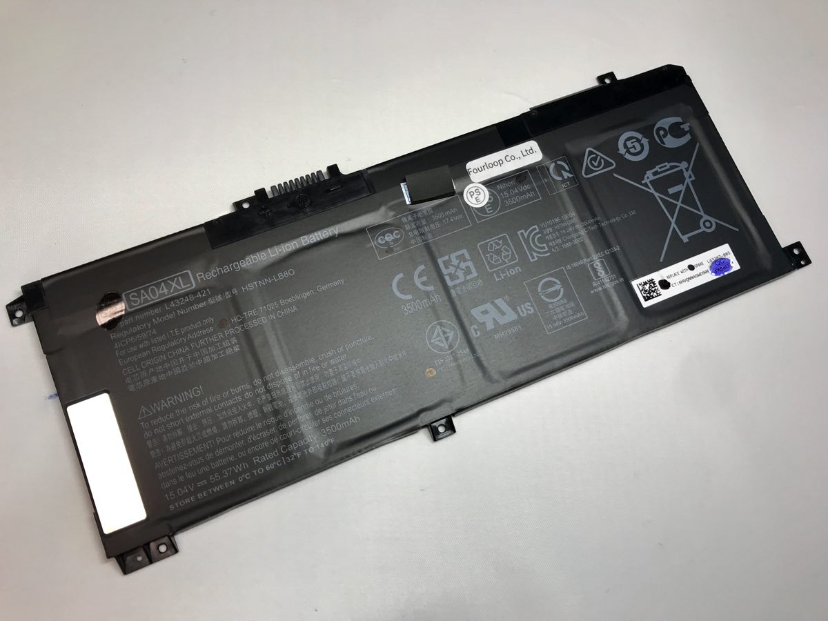 純正品｜安全・安心のノートPC用バッテリー ■ 商品仕様 商品名Envy 15-dr0005ng 15.12V 55.67Wh hp ノート PC パソコン 純正 バッテリー 電池 電圧15.12V 容量3470mAh (55.67Wh) タイプリチウムイオン 対応機種Hp envy 15-dr0005ng 色黒 種別純正品 保証期間3ヶ月保証 届出事業者名株式会社フォーループ PSマークの種類丸型PSE ■ 純正バッテリーを選ぶ理由 長寿命 ― 高品質セルを使用しているため、サイクル寿命が長く、長期安定使用が可能 高い適合性 ― 互換性トラブルがほとんどなく、安心して使用できる 優れた安全性 ― 発火・膨張などのリスクが低く、安全に使い続けられる ■ 配送について 配送：佐川急便（全品送料無料） 発送：こちらの商品は海外から取り寄せるため、入荷までに2～3週間前後かかります。 ■ ご注文前にご確認ください 会社概要、お買い物ガイドは事前了解事項となりますので、ご注文前に必ずお読みください。 適合にご不安がある場合は、当店にてお調べいたしますので、ぜひお気軽にお問い合わせください。 お使いのバッテリーの型番が確認できる画像を添付いただけますと、確実なご案内が可能です。 お問い合わせはこちら
