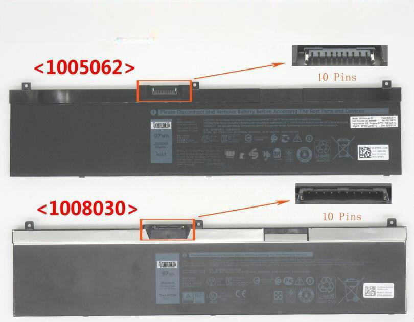 【純正】Precision 7530 v9wrd 11.4V 97Wh dell ノート PC ノートパソコン 純正 バッテリー 電池