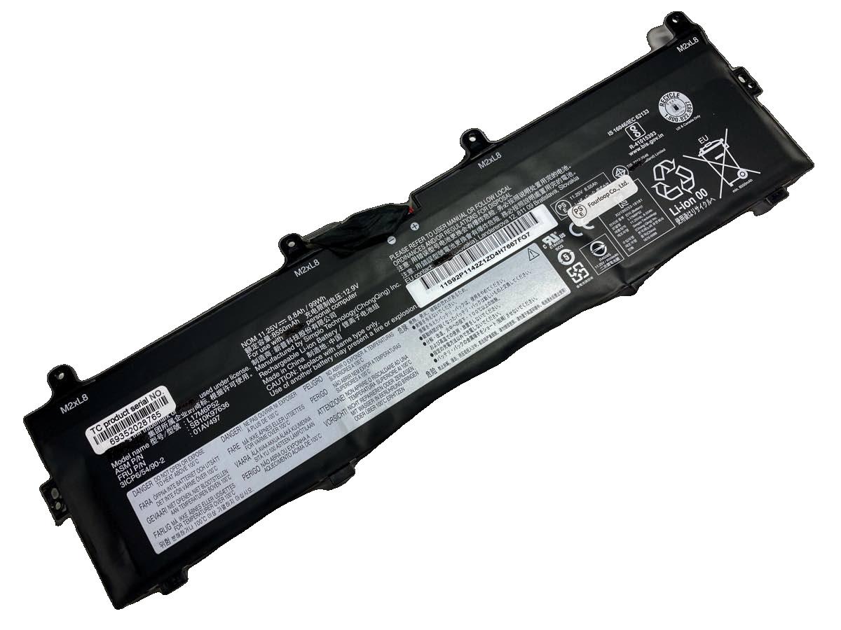 【純正】Thinkpad p72 20mb001hus 11.25V 99Wh 