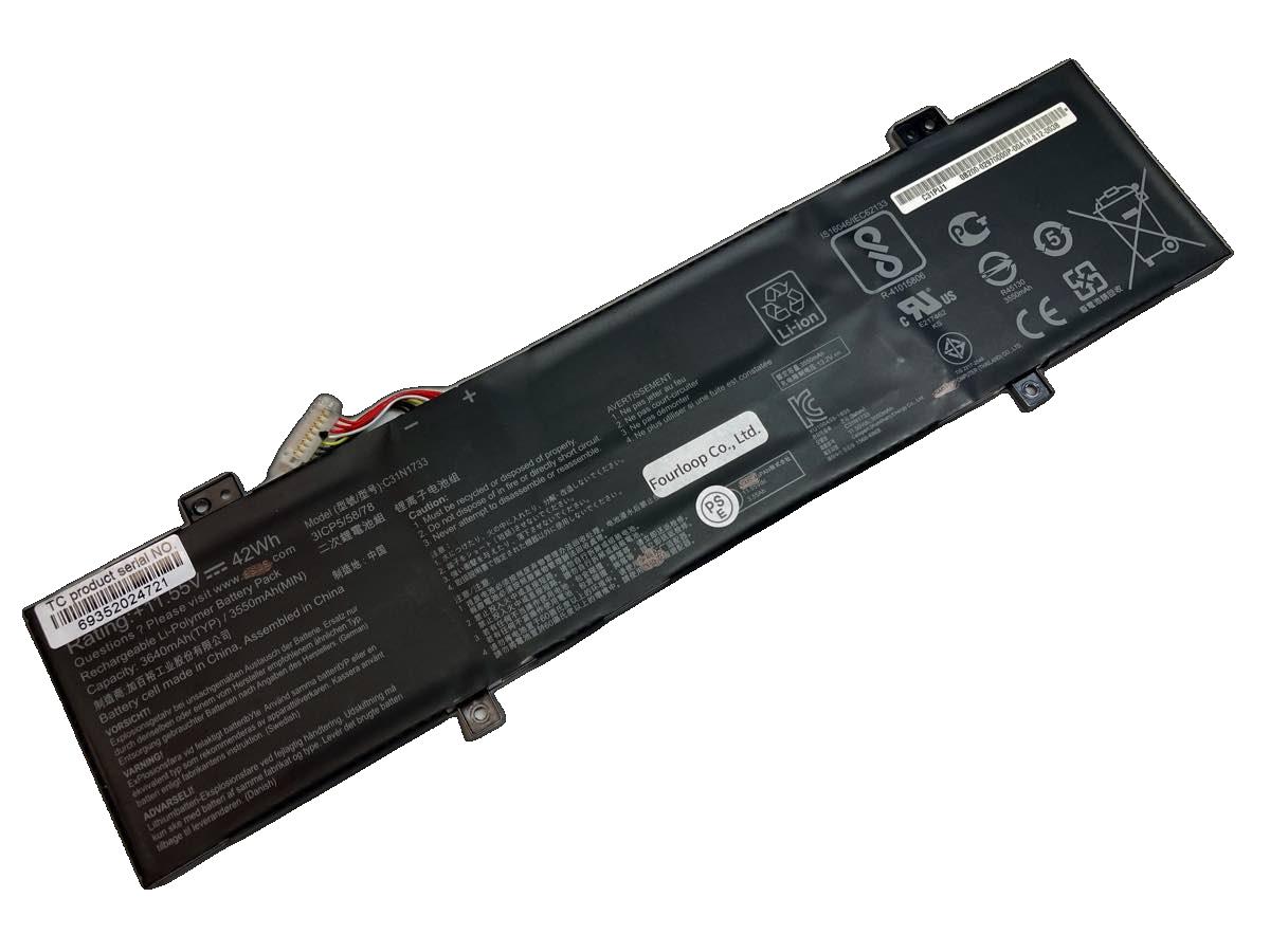 【純正】Vivobook flip 14 tp412ua-ec115t 11.55V 42Wh asus ノート PC ノートパソコン 純正 交換バッテリー