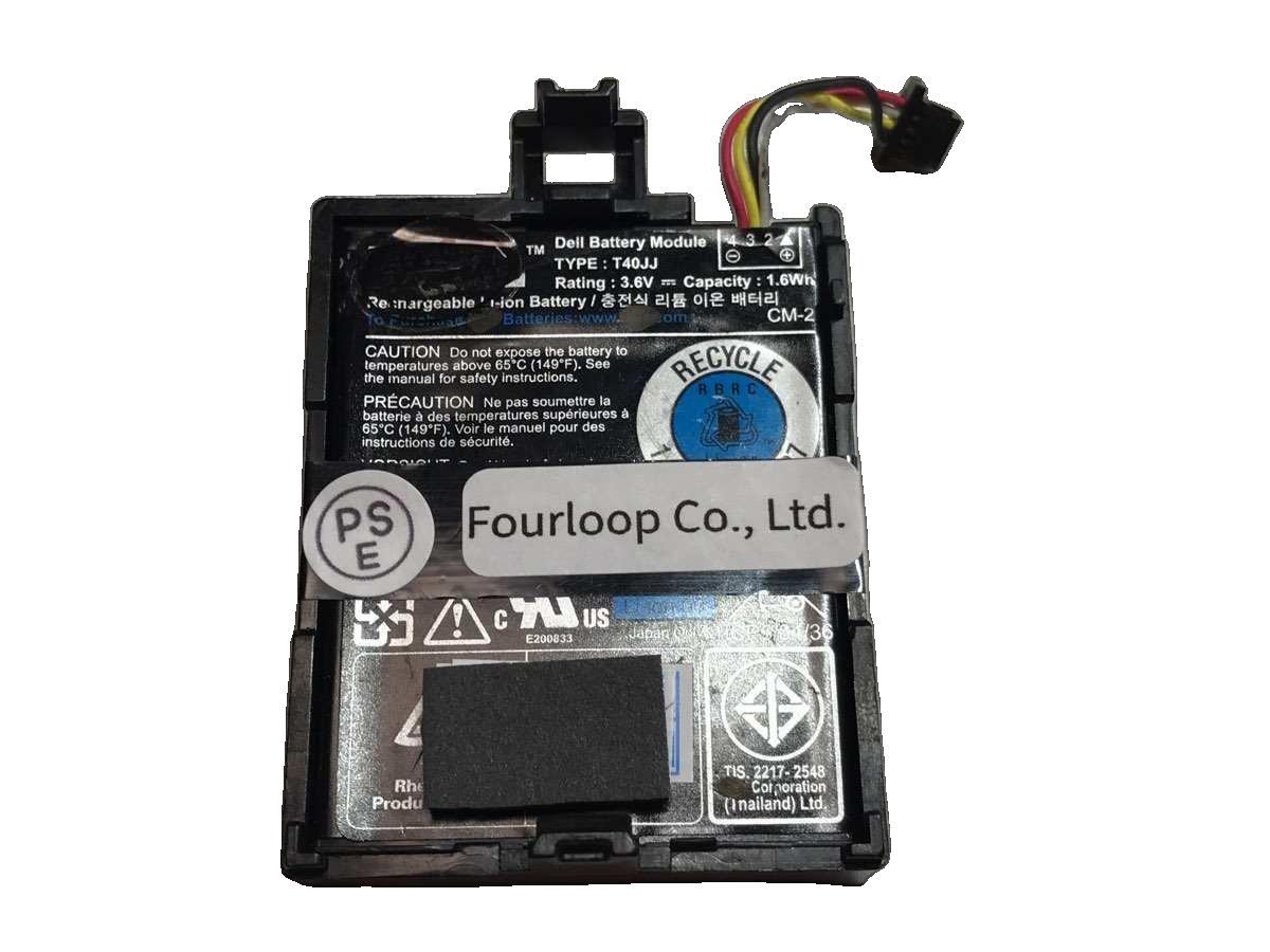 純正品｜安全・安心のノートPC用バッテリー ■ 商品仕様 商品名Poweredge t420 3.6V 1.6Wh dell ノート PC パソコン 純正 バッテリー 電池 電圧3.6V 容量444mAh (1.6Wh) タイプリチウムイオン 対応機種Dell poweredge t420 色黒 種別純正品 保証期間3ヶ月保証 届出事業者名株式会社フォーループ PSマークの種類丸型PSE ■ 純正バッテリーを選ぶ理由 長寿命 ― 高品質セルを使用しているため、サイクル寿命が長く、長期安定使用が可能 高い適合性 ― 互換性トラブルがほとんどなく、安心して使用できる 優れた安全性 ― 発火・膨張などのリスクが低く、安全に使い続けられる ■ 配送について 配送：佐川急便（全品送料無料） 発送：こちらの商品は海外から取り寄せるため、入荷までに2～3週間前後かかります。 ■ ご注文前にご確認ください 会社概要、お買い物ガイドは事前了解事項となりますので、ご注文前に必ずお読みください。 適合にご不安がある場合は、当店にてお調べいたしますので、ぜひお気軽にお問い合わせください。 お使いのバッテリーの型番が確認できる画像を添付いただけますと、確実なご案内が可能です。 お問い合わせはこちら