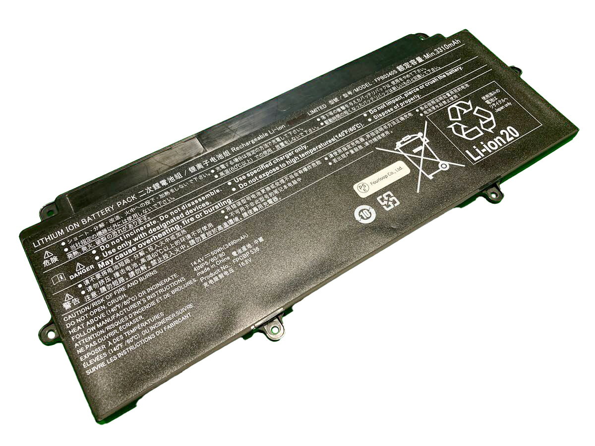 【純正】Lifebook u939(vfy u9390m151sgb) 14.4V 50Wh fujitsu 富士通 ノートパソコン 交換用バッテリー 充電池