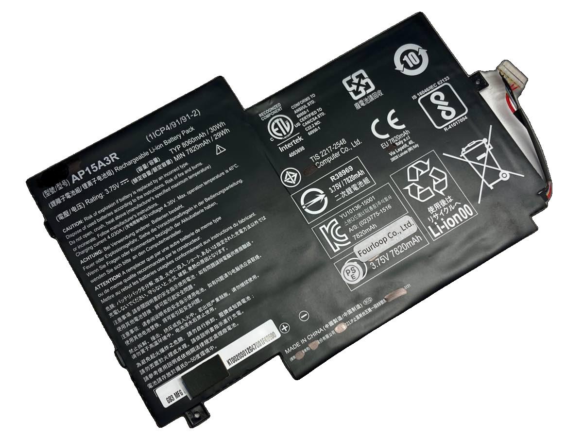 【純正】Aspire switch 10e sw3-013p 3.75V 30Wh acer ノート PC ノートパソコン 純正 バッテリー 電池