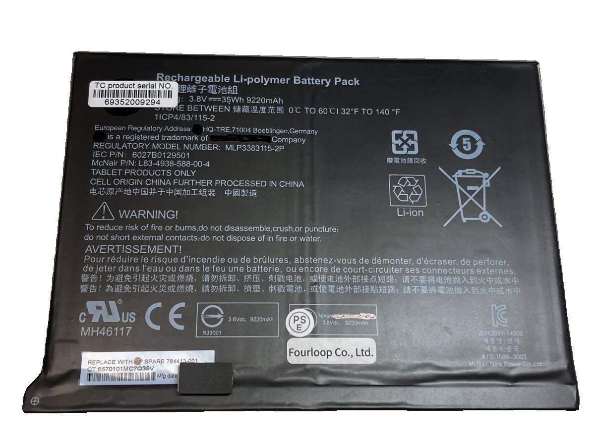 Pavilion x2 10-k030la 3.8V 35Wh hp ノート PC パソコン 純正 バッテリー 電池電圧3.8V容量9220mAh (35Wh)タイプリチウムポリマー対応機種Hp pavilion x2 10-k030la色...