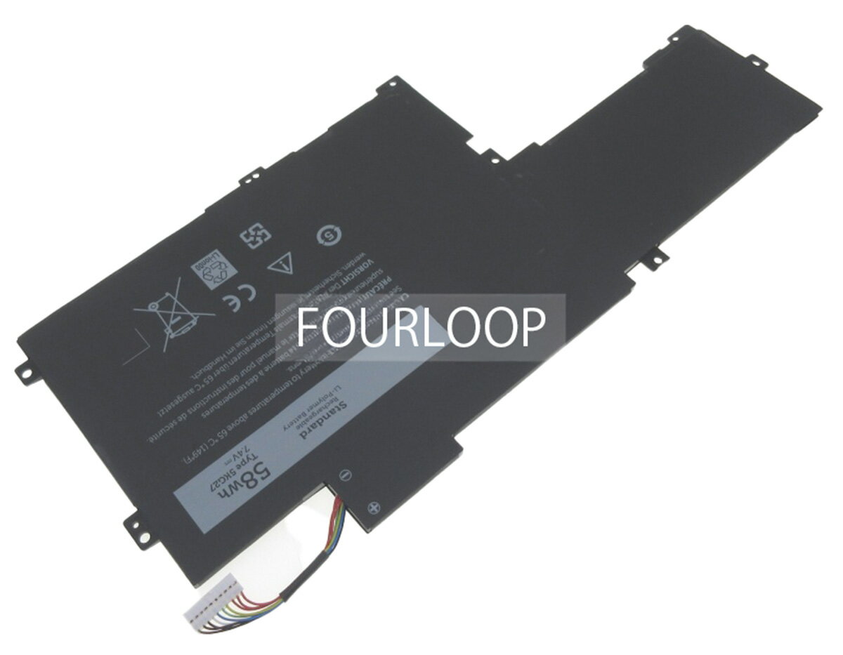 Inspiron 14hd-1608t 7.4V 58Wh dell ノート PC ノートパソコン 互換 バッテリー 電池