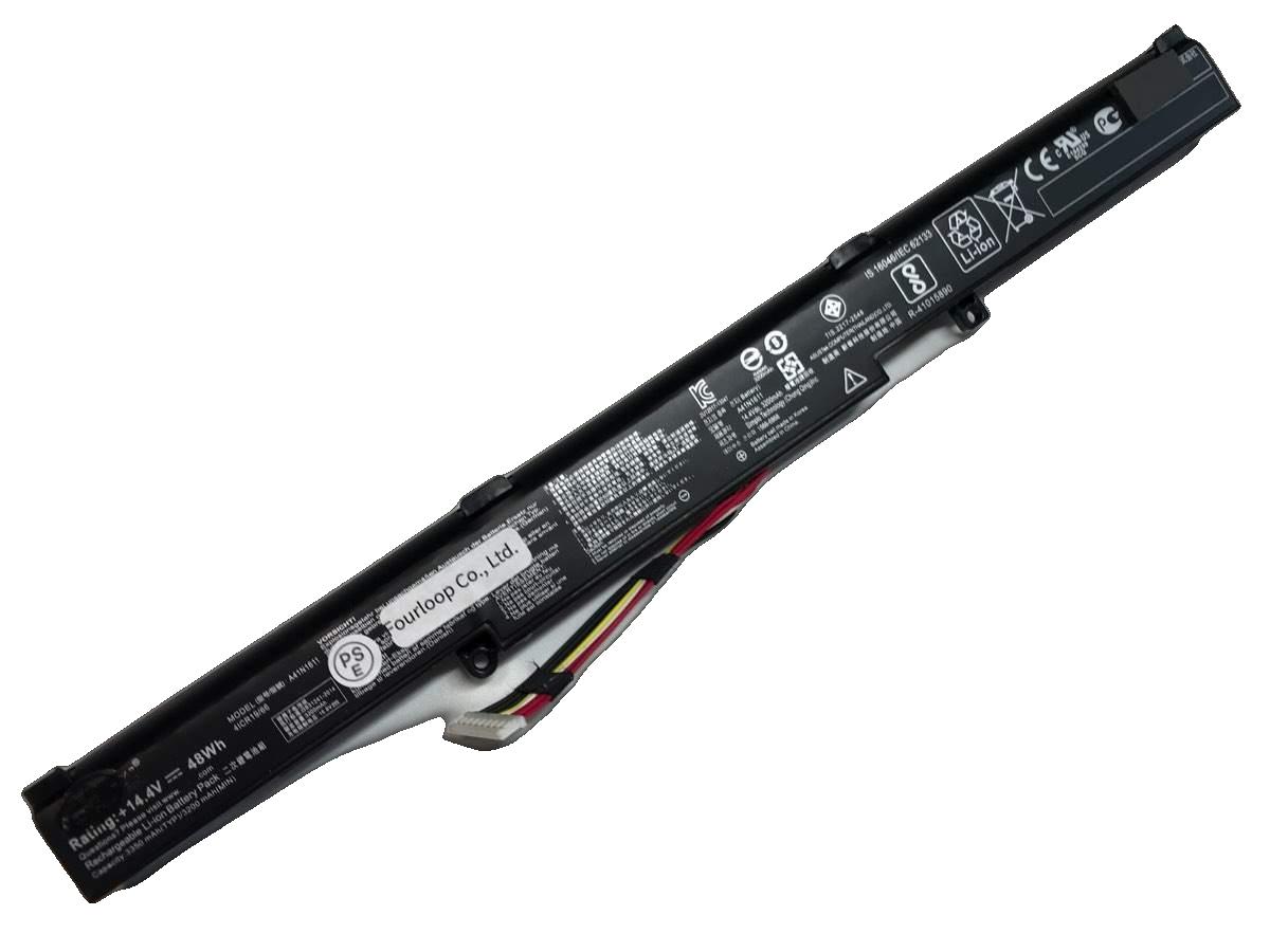 【純正】Gl753vd-ds71 14.4V 48Wh asus ノート PC ノートパソコン 純正 バッテリー 電池