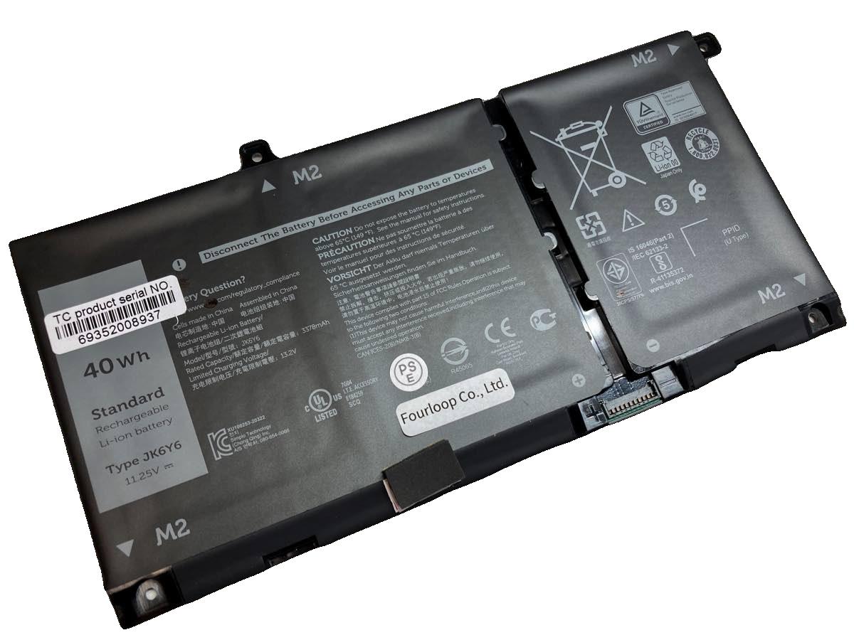 【純正】P130g001 11.25V 40Wh dell ノート PC ノートパソコン 純正 バッテリー 電池