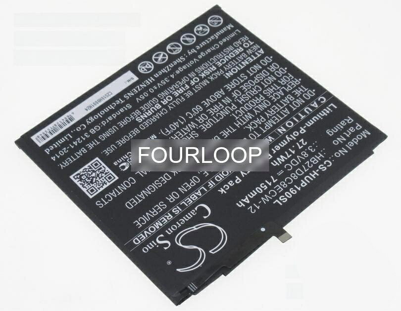 楽天バッテリーショップ FULL CHARGEBah3-al00 3.82V 27.7Wh huawei ノート PC ノートパソコン 互換 バッテリー 電池